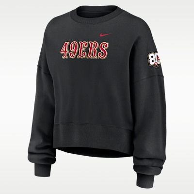 NFL SF49ERS 刺繍ロゴ　スウェット unisex-ovo-x-nfl-heather-gray-